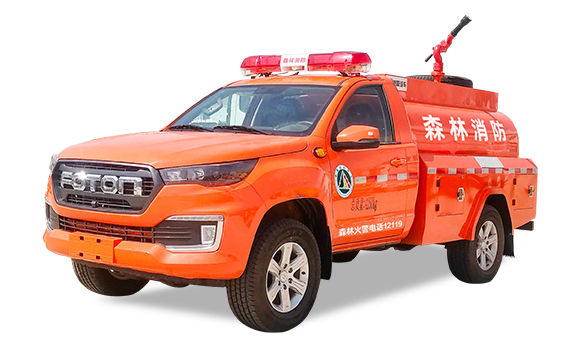 福田四驱1.9方消防水车